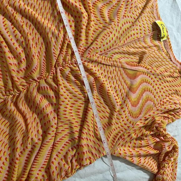Circus ny orange mesh long sleeve no size tag I think it’s a medium kind of long - Picture 2 of 2